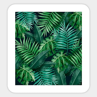 Tropical Leaves Sticker